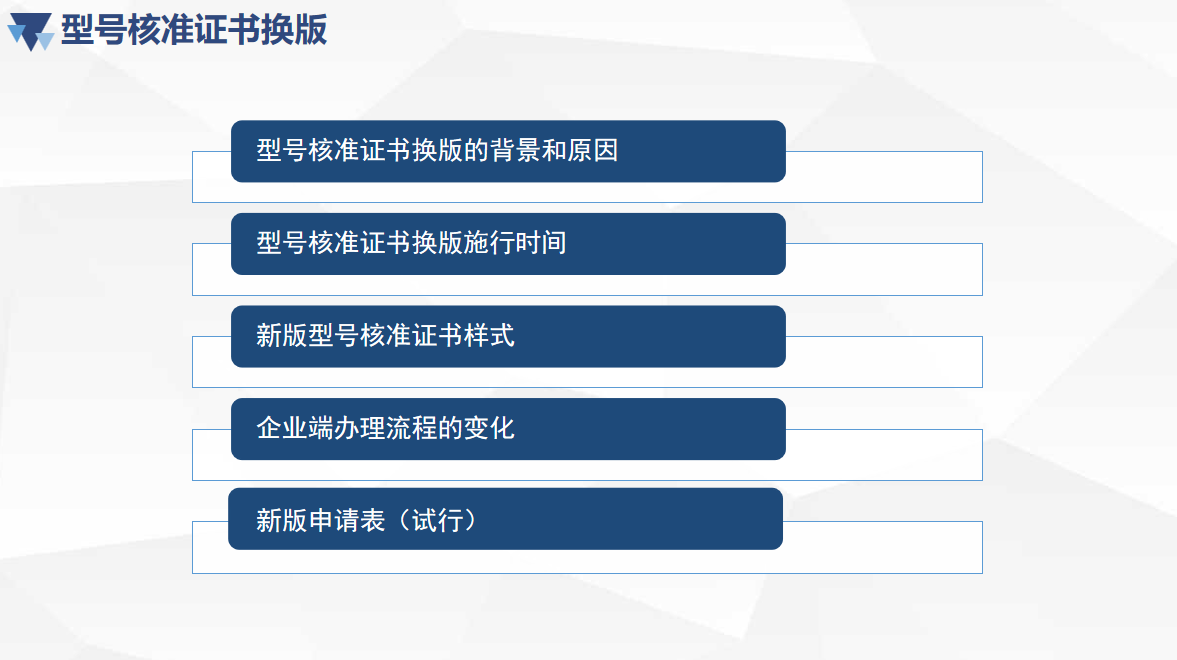 型号核准自定义编码 新版核准证书政策宣贯(图11)